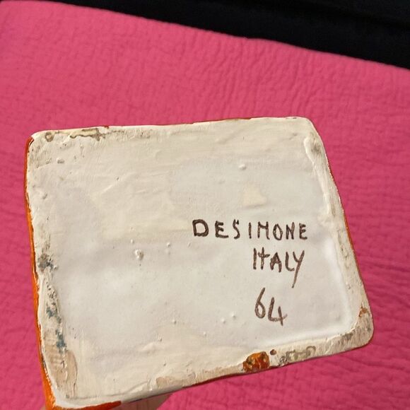 Desimone Colorful Ceramic “ Cat”Vase - Picture 12 of 12